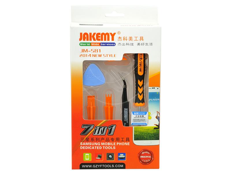 Jakemy JM-S81 Repair Tool Set for Samsung Phones, 7 parts